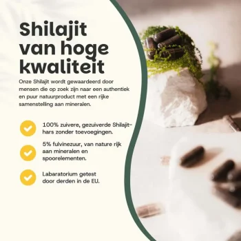 Outlet Cupplement 10% Korting | Combideal Shilajit Extract (5%) Capsules 500 Mg