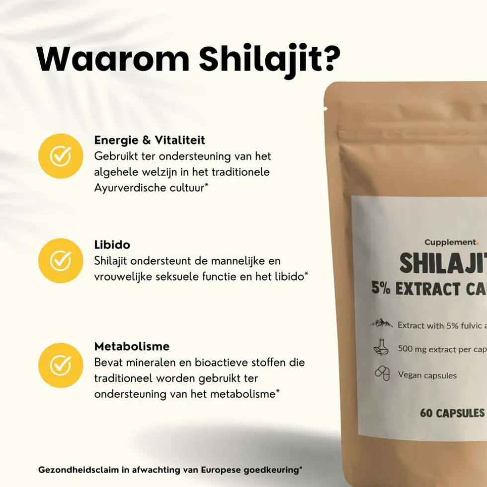 25-korting-cupplement-multipa-mArQWHiM-3.webp Hot Cupplement 25% Korting | Multipack Shilajit Extract (5%) Capsules 500 Mg