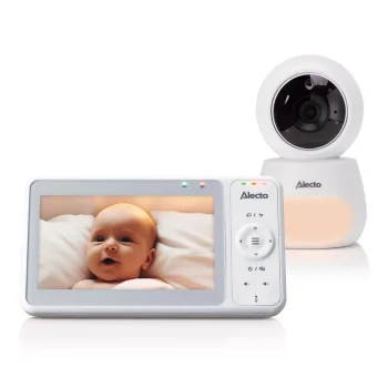 New Alecto DVM2050 Babyfoon Met HD-camera Groot 5 Inch Kleurenscherm En Nachtlampje