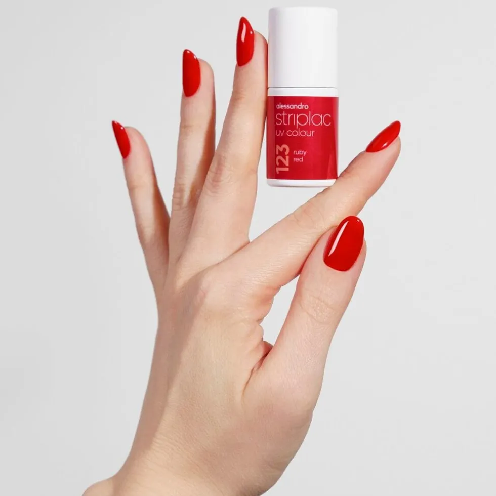 alessandro-striplac-uv-colour-RUDyueKf-3.webp Clearance Alessandro Striplac UV Colour 123 Ruby Red Nagellak