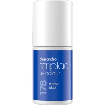 New Alessandro Striplac UV Colour 178 Classic Blue Nagellak