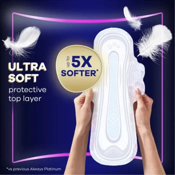 Sale Always Platinum Secure Night Maandverband