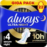 New Always Ultra Secure Night Maandverband