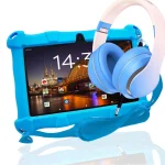 Hot AngelTech Kinderpakket SLIM - Kindertablet + Kinderkoptelefoon