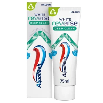 Clearance Aquafresh White Reverse Deep Clean Tandpasta