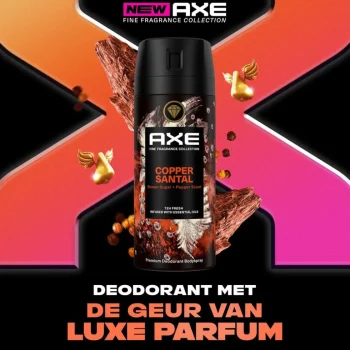 Outlet Axe Fine Fragrance Copper Santal Deodorant Bodyspray