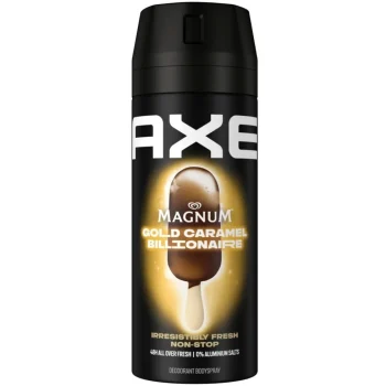 Online Axe Magnum Gold Caramel Billionaire Deodorant Bodyspray