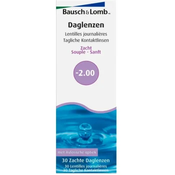 New Bausch & Lomb -2.00 Zachte Daglenzen
