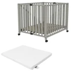 Sale Bebies First Baby Box Met Wieltjes Sarah Met Matras