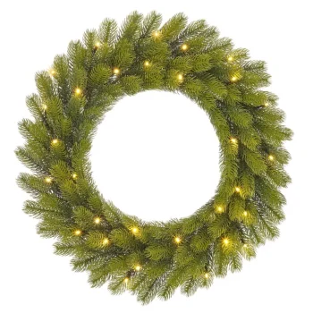 Hot Black Box Trees Kerstkrans Verlicht