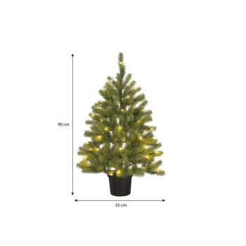 Best Black Box Trees Kunstkerstboom Verlicht