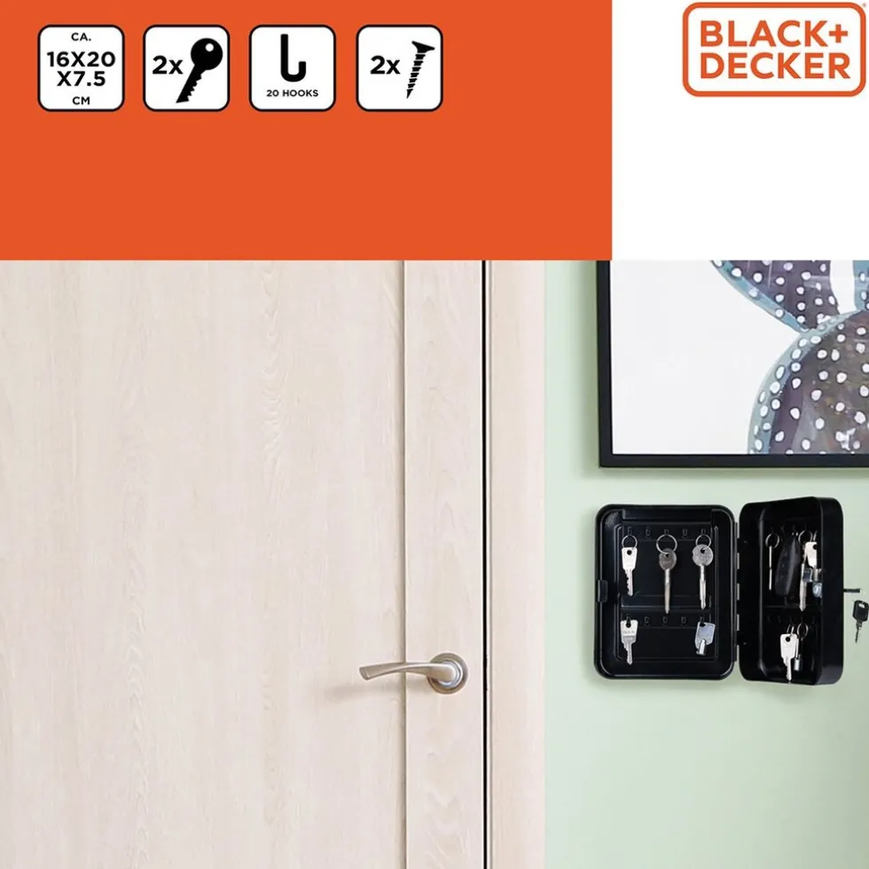 blackdecker-sleutelkast-bxchms-VeJxjGVx-4.webp Fashion BLACK+DECKER Sleutelkast BXCHMS7012
