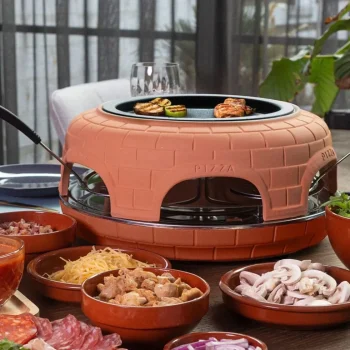 Hot Blumill Terracotta Pizza Oven Met Gourmetstel