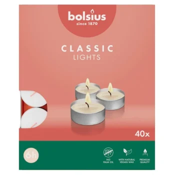 Hot Bolsius Classic Lights 6-Uur Waxinelichtjes