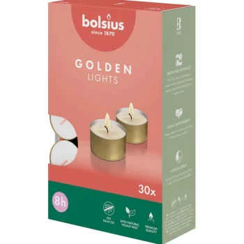 Best Bolsius Golden Lights 8-Uur Waxinelichtjes