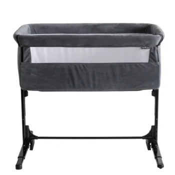 Outlet Born Lucky Co-Sleeper Velvet Antraciet