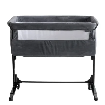 Outlet Born Lucky Co-Sleeper Velvet Antraciet