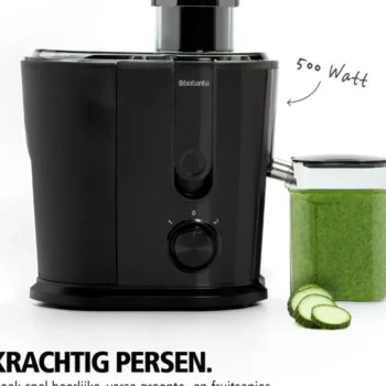 Outlet Brabantia Sapcentrifuge Mat Zwart BBEK1123BK