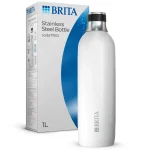 New BRITA SodaTRIO RVS Grote Fles Wit Single Unit