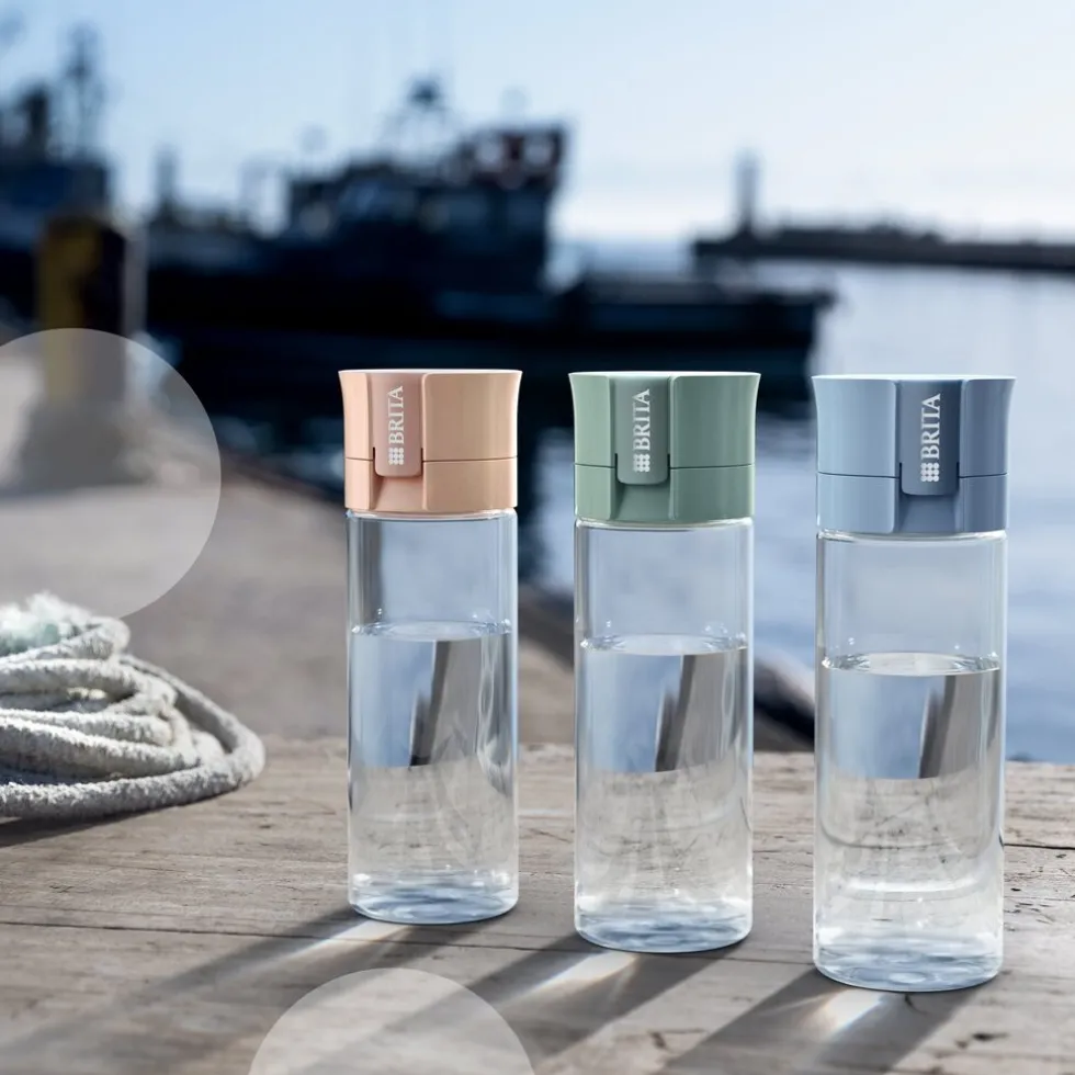 brita-waterfilterfles-vital-06-ocRAojOr-2.webp Outlet BRITA Waterfilterfles Vital 0.6L Lichtgroen Inclusief 2 MicroDisc Single Unit