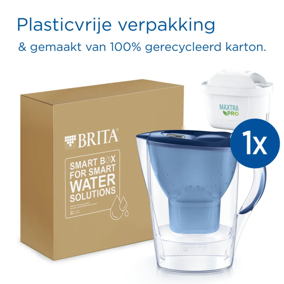 brita-waterfilterkan-marella-c-VmTANKHF-1.webp Discount BRITA Waterfilterkan Marella Cool 2.4L Blauw Incl. 1 MAXTRA PRO ALL-IN-1 Filterpatroon