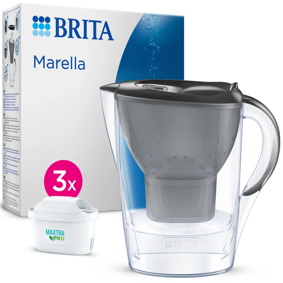 brita-waterfilterkan-marella-c-nIBjGPjR-0.webp Discount BRITA Waterfilterkan Marella Cool 2.4L Grijs Incl. 3 MAXTRA PRO Waterfilterpatroon