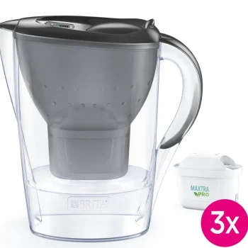 Discount BRITA Waterfilterkan Marella Cool 2.4L Grijs Incl. 3 MAXTRA PRO Waterfilterpatroon