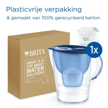 Discount BRITA Waterfilterkan Marella XL 3.5L Blauw Incl. 1 MAXTRA PRO Waterfilterpatroon