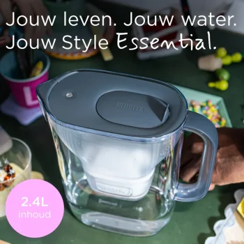Fashion BRITA Waterfilterkan Style Essential Blauw (2,4L) Incl. 6x MAXTRA PRO Filters
