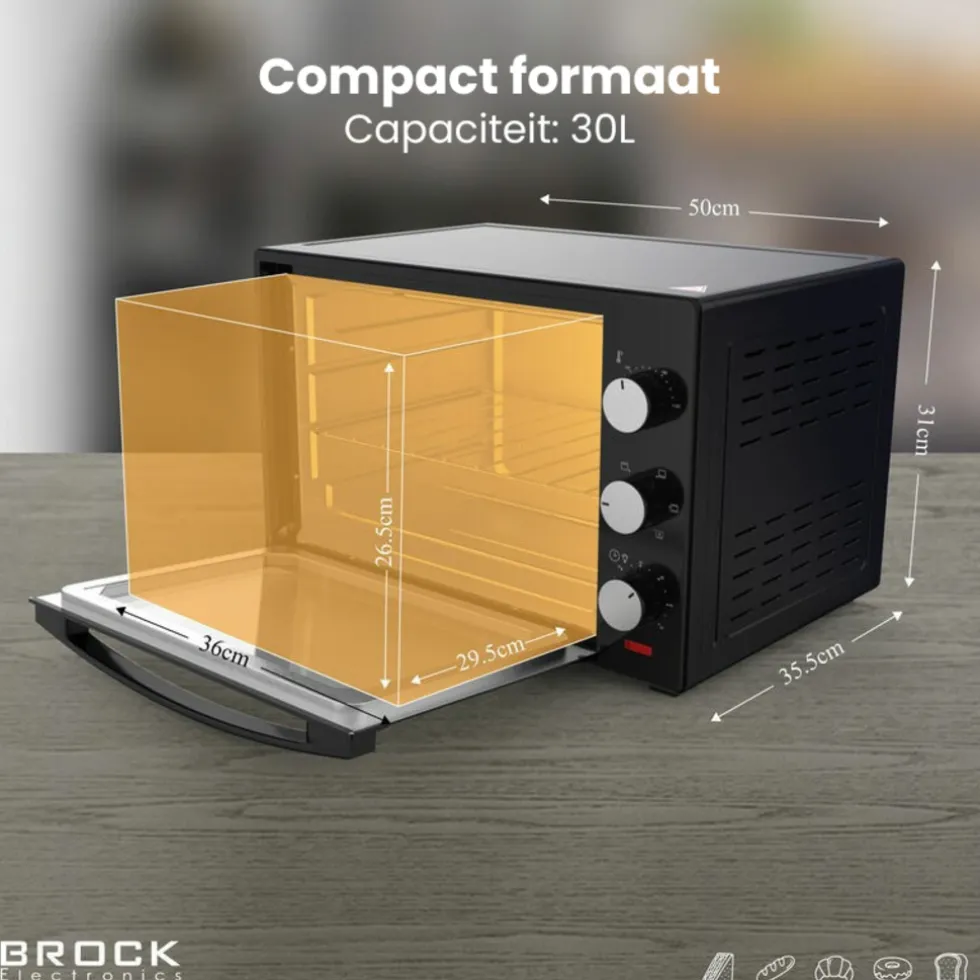 brock-electronics-elektrische-AnAsUYtZ-2.webp Hot Brock Electronics Elektrische Mini Vrijstaande Convectie Grill Oven