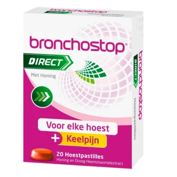 Clearance Bronchostop Direct Hoestpastilles Met Honing