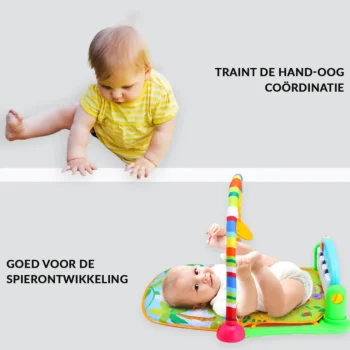 Outlet Buxibo 3-in-1 Baby/Peuter Gym Piano Speelmat Voor Baby's