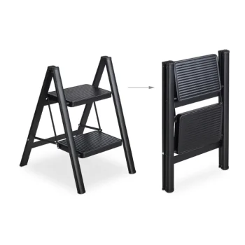 Sale Buxibo Keukentrapje Vouwladder 2 Staps Keukenopstapje Opvouwbare Ladderkruk