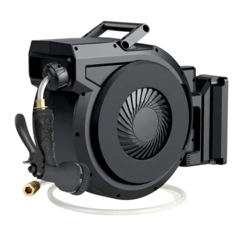 Fashion Buxibo Wandslangenbox Tuinslang Met Haspel 9 Sproei Standen Slangenhouder 180° Draaibaar