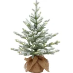 Best Cambridge Flocked Verlichte Tafelkerstboom