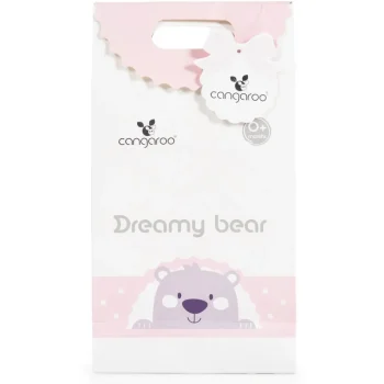 New Cangaroo Dreamy Bear Pink 75 X 100 Cm Wiegdeken