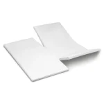 Fashion Cinderella Dubbele Splittopper Hoeslaken Katoen Satijn Sunday - White 180x210cm