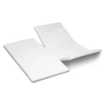 Outlet Cinderella Dubbele Splittopper Hoeslaken Katoen Weekend - White 180x210cm