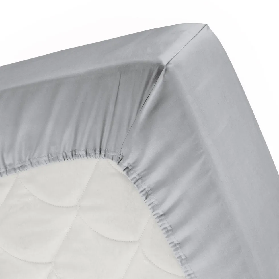 cinderella-hoeslaken-basic-kat-qvYHCCJc-1.webp Sale Cinderella Hoeslaken Basic Katoen 30cm Hoekhoogte - Light Grey 90x210cm