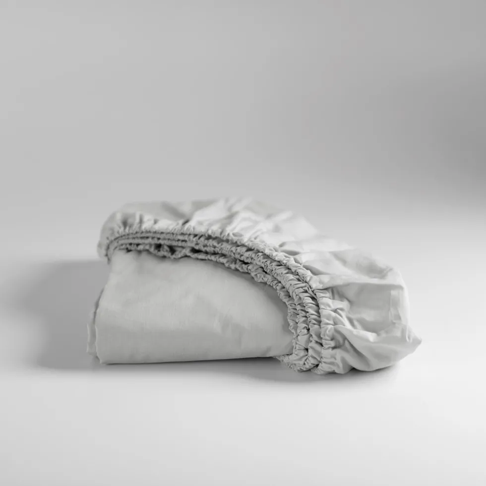 cinderella-hoeslaken-basic-kat-qvYHCCJc-3.webp Sale Cinderella Hoeslaken Basic Katoen 30cm Hoekhoogte - Light Grey 90x210cm