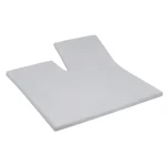 Clearance Cinderella Splittopper Single Split Hoeslaken Basic Katoen - Light Grey 180x210cm