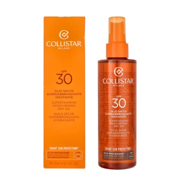 Clearance Collistar Supertanning Moisturizing Dry Oil SPF30 200ml
