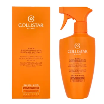 Clearance Collistar Supertanning Water With Aloe Milk 400ml