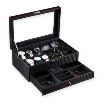 Fashion Confibel Luxe Horloge Box Sieraden/Brillen Doos