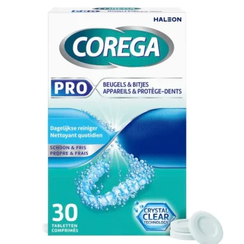 Clearance Corega Pro Dagelijkse Reiniger Voor Beugels & Bitjes Tabletten