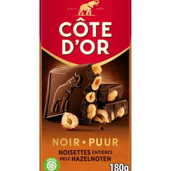 Outlet Cote D'Or Côte D'Or Bloc Puur Hele Hazelnoot Chocoladereep