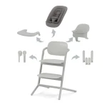 Clearance Cybex Lemo 4-in-1 Kinderstoel Met Newbornset,Babyset, Eetblad En Accessoires