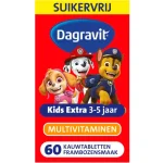 Outlet Dagravit Kids-Xtra Paw Patrol 3-5 Jaar Kauwtabletten
