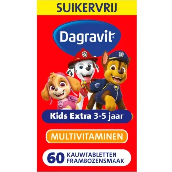 Outlet Dagravit Kids-Xtra Paw Patrol 3-5 Jaar Kauwtabletten