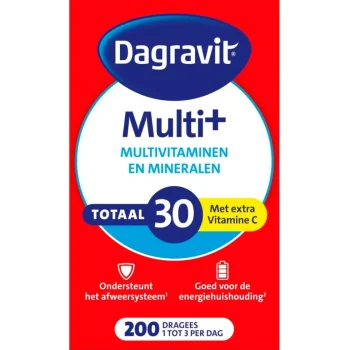 New Dagravit Totaal 30 Multivitaminen En Mineralen Dragees